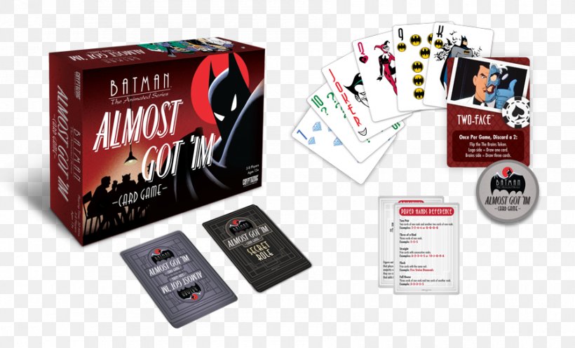 Batman Almost Got 'Im Card Game Playing Card, PNG, 900x546px, Batman, Advertising, Batman The Animated Series, Board Game, Brand Download Free