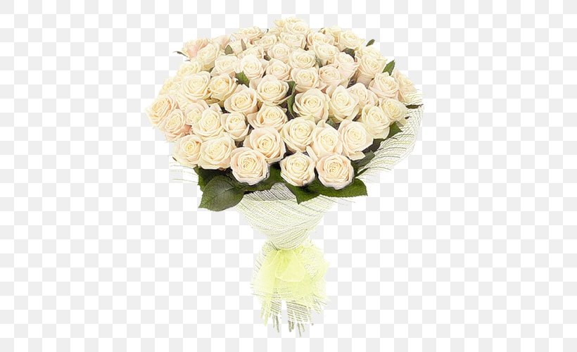Garden Roses Flower Bouquet Gift Dostavka Roz V Permi, PNG, 500x500px, Garden Roses, Artificial Flower, Cream, Cut Flowers, Floral Design Download Free