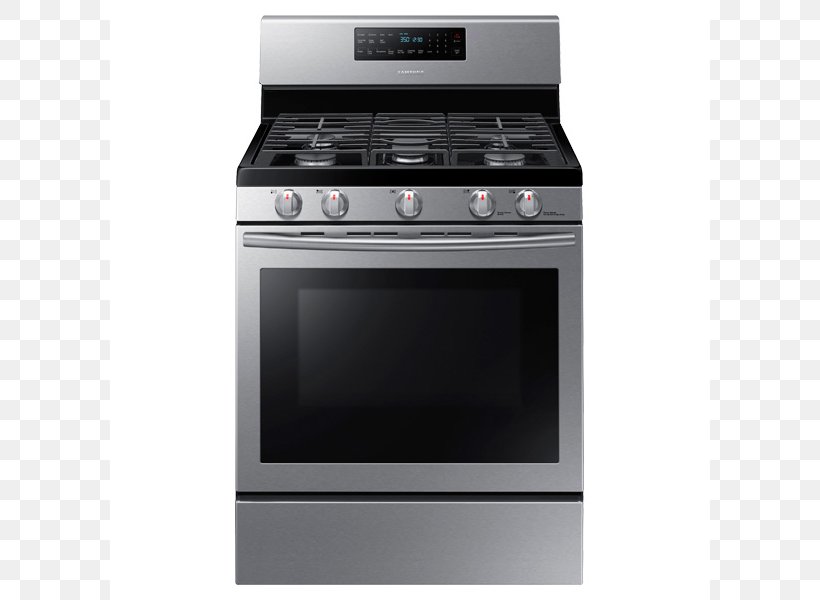 Samsung NX58H5600 Cooking Ranges Gas Stove Convection Oven, PNG, 800x600px, Cooking Ranges, Convection, Convection Oven, Electric Stove, Gas Download Free