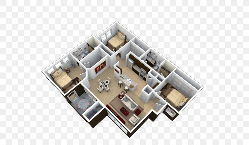 The Trails At Pioneer Meadows Apartment Floor Plan Rolling Meadows Drive, PNG, 640x480px, Apartment, Bed, Floor, Floor Plan, Luxury Download Free