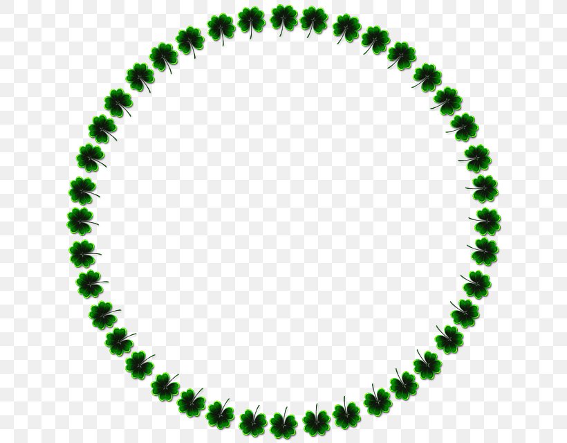Four-leaf Clover, PNG, 640x640px, Necklace, Bead, Body Jewellery, Body Jewelry, Clover Download Free