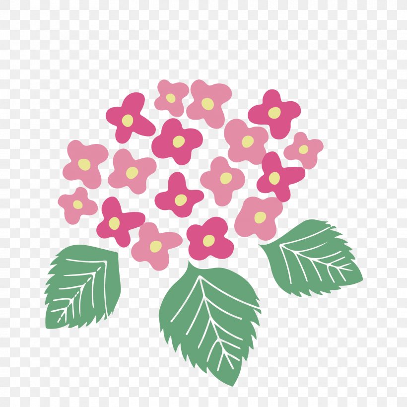 Illustration French Hydrangea Flower Petal East Asian Rainy Season, PNG, 1725x1725px, French Hydrangea, Cartoon, East Asia, East Asian Rainy Season, Floral Design Download Free