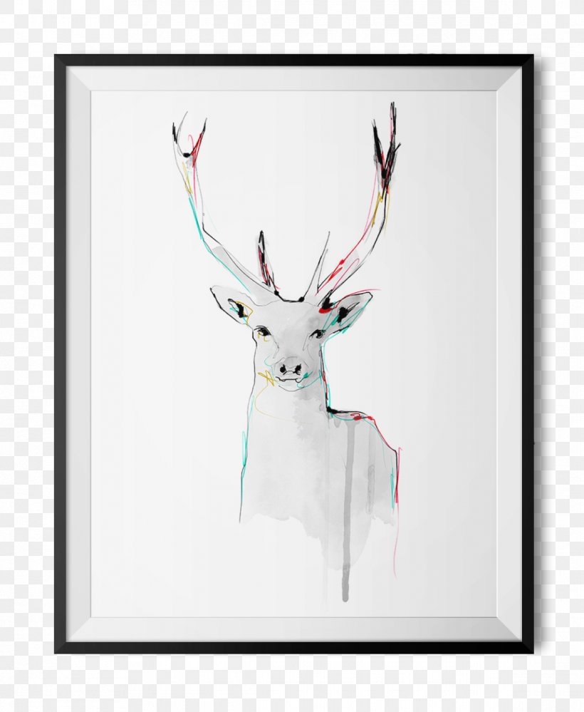 Reindeer Watercolor Painting Drawing Art Dead Stag, PNG, 1168x1424px, Reindeer, Antler, Art, Color, Deer Download Free