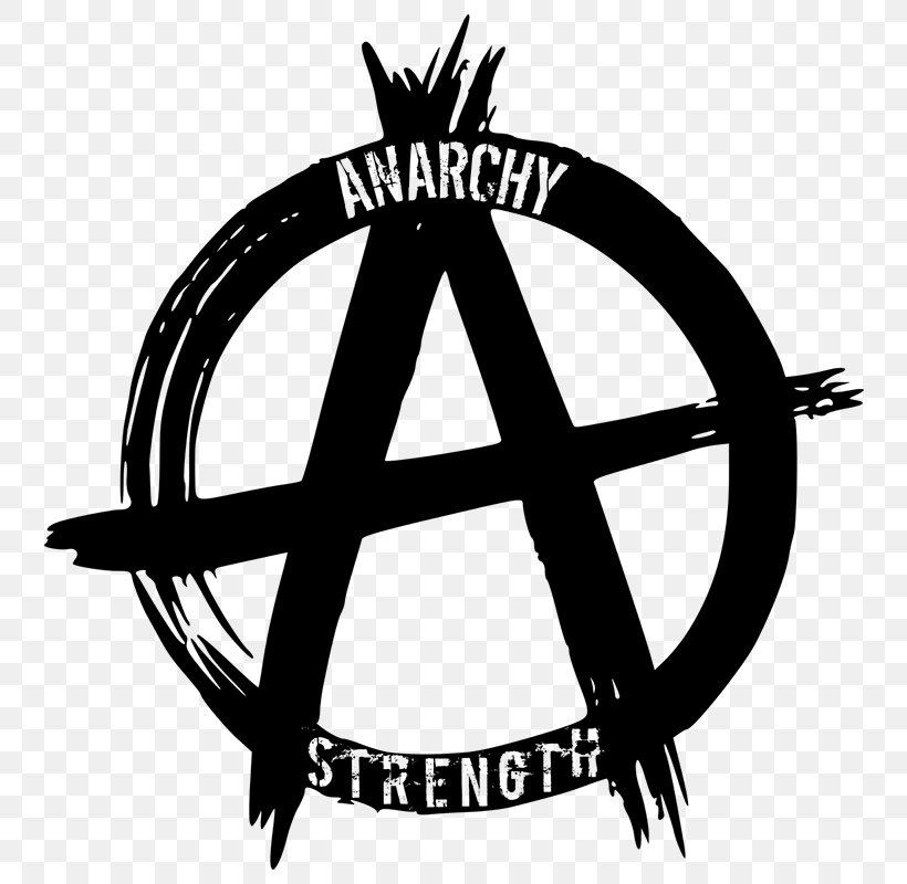 T-shirt Anarchism Anarchy Logo Symbol, PNG, 800x800px, Tshirt, Anarchism, Anarchy, Black And White, Brand Download Free