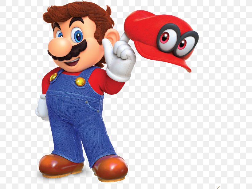Super Mario Odyssey Mario Bros. Nintendo Switch Super Mario World, PNG, 613x618px, Super Mario Odyssey, Donkey Kong, Figurine, Luigi, Mario Download Free