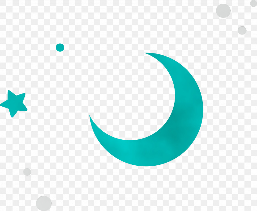 Logo Circle Crescent Turquoise Computer, PNG, 3000x2473px, Watercolor, Analytic Trigonometry And Conic Sections, Circle, Computer, Crescent Download Free