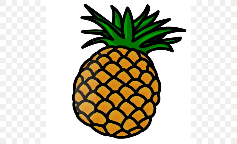 Pineapple Fruit Luau Clip Art, PNG, 500x500px, Pineapple, Ananas, Blog, Bromeliaceae, Flowering Plant Download Free