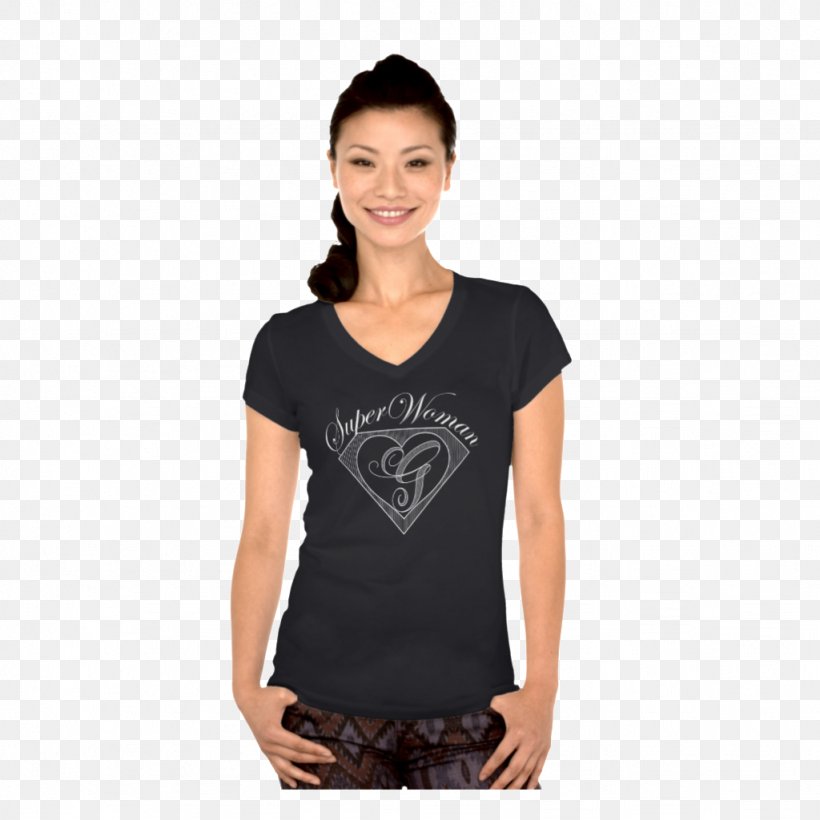T-shirt Hoodie Neckline Top, PNG, 1024x1024px, Tshirt, All Over Print, Arm, Black, Clothing Download Free