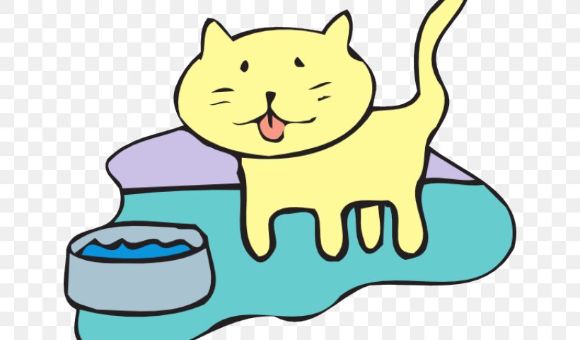 Cat Clip Art Vector Graphics Dog Pet, PNG, 640x480px, Cat, Area, Artwork, Bowl, Carnivoran Download Free