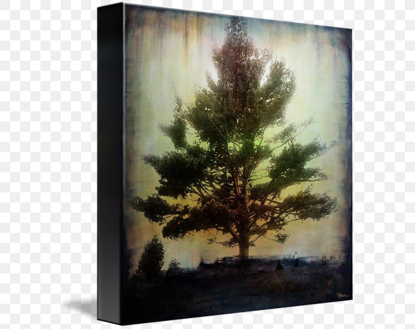 Eiffel Tower Painting Tree Art Mixed Media, PNG, 589x650px, Eiffel Tower, Art, Conifer, Conifers, Evergreen Download Free