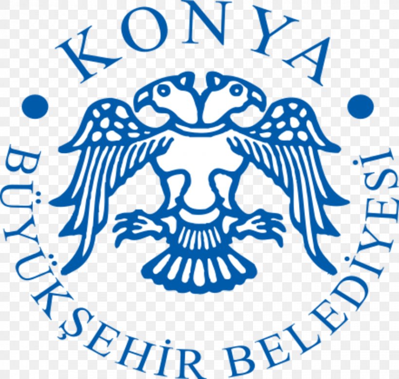 Konya Logo Vector Graphics Metropolitan Municipality Download, PNG, 880x836px, Konya, Area, Artwork, Black And White, Cdr Download Free