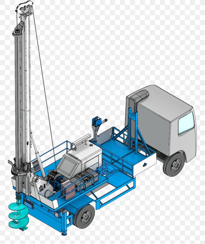 Machine Drilling Rig Hydraulics Augers, PNG, 758x974px, Machine, Augers, Cylinder, Derrick, Drilling Download Free