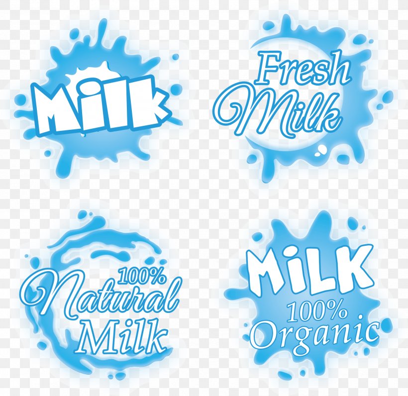 Milk Logo, PNG, 1962x1906px, Milk, Area, Blue, Brand, Dairy Products Download Free
