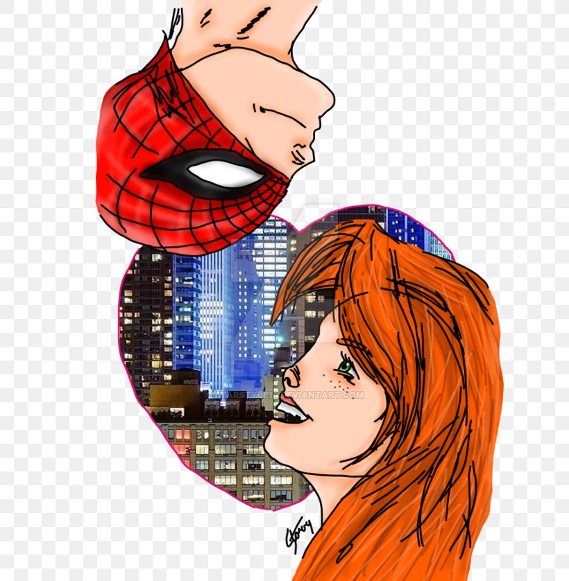 Spider-Man Mary Jane Watson DeviantArt, PNG, 800x838px, Watercolor, Cartoon, Flower, Frame, Heart Download Free
