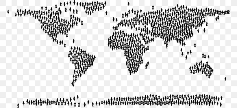 World Map Country Information Equirectangular Projection, PNG, 772x376px, World, Artwork, Black, Black And White, Country Download Free