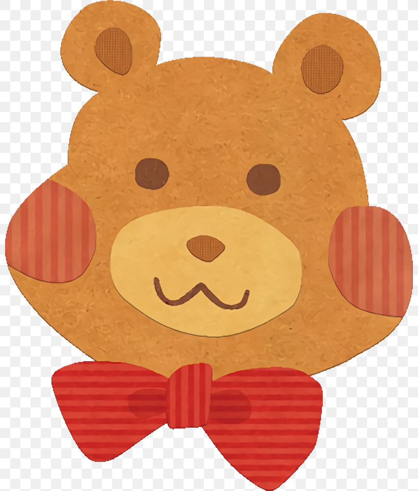 Teddy Bear, PNG, 800x964px, Teddy Bear, Bears, Cartoon, Orange Sa, Snout Download Free