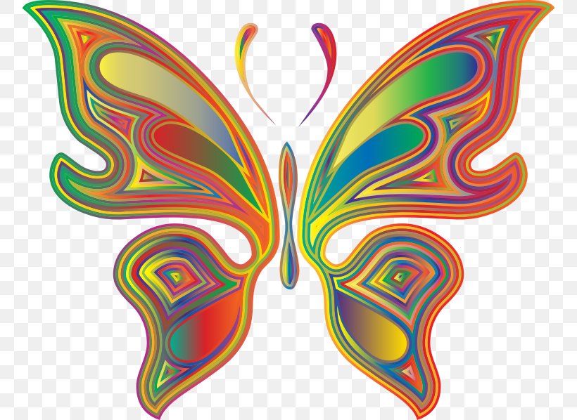 Butterfly Desktop Wallpaper Color Clip Art, PNG, 758x598px, Butterfly, Arthropod, Color, Feather, Insect Download Free