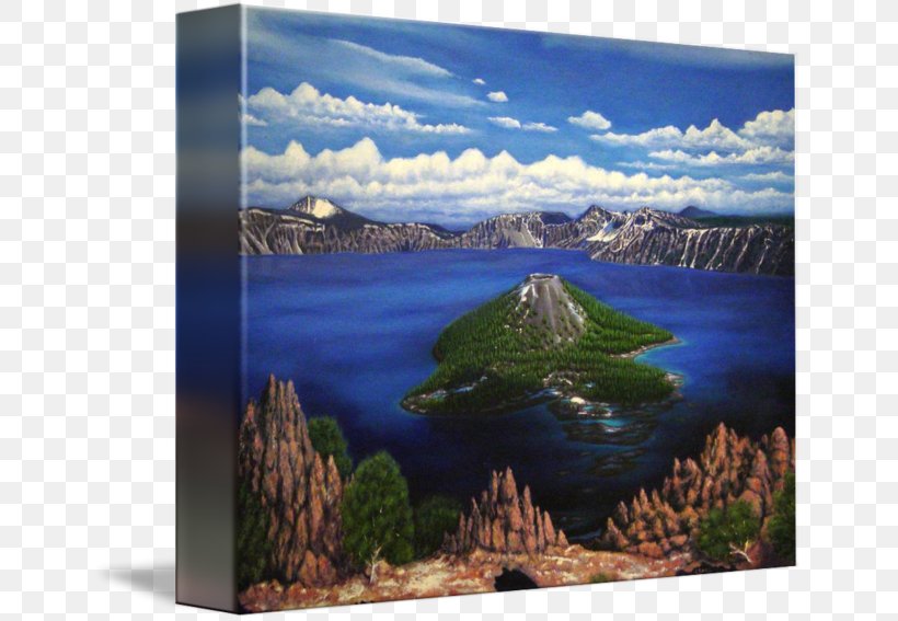 Painting Nature Ecosystem Picture Frames Inlet, PNG, 650x567px, Painting, Ecosystem, Inlet, Landscape, Mountain Download Free