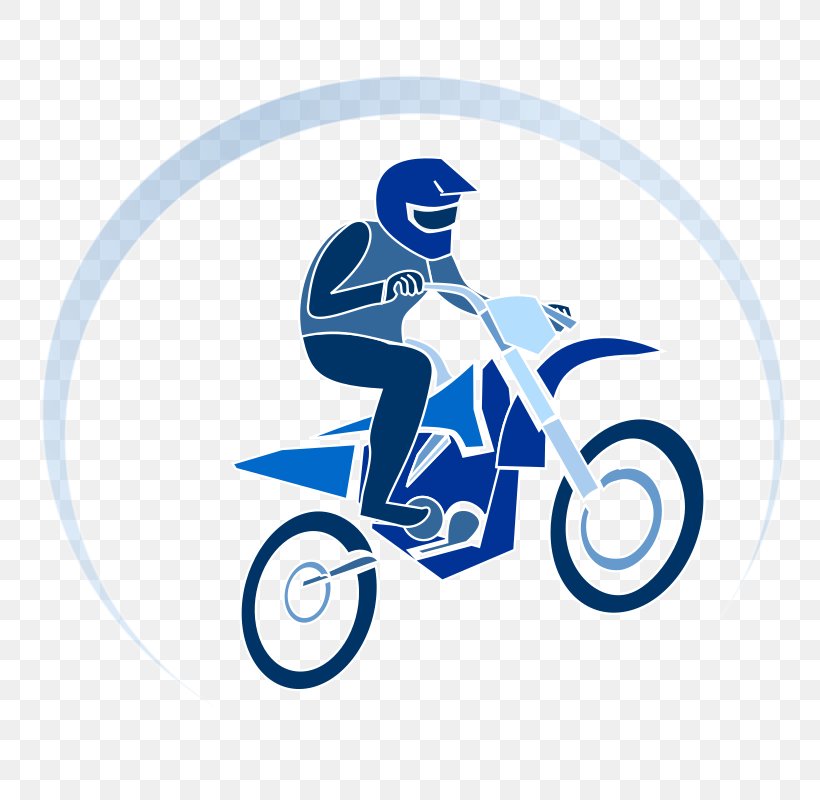 Bicycle Motorcycle Cycling Dirt Track Racing Clip Art, PNG, 800x800px, Bicycle, Bicycle Wheel, Blue, Cycling, Dirt Bike Download Free