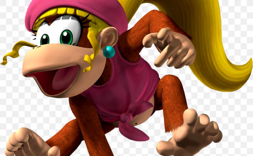 Donkey Kong Country 3: Dixie Kong's Double Trouble! Donkey Kong Country 2: Diddy's Kong Quest Donkey Kong Country: Tropical Freeze DK: Jungle Climber, PNG, 825x510px, Donkey Kong Country Tropical Freeze, Art, Candy Kong, Cartoon, Diddy Kong Download Free