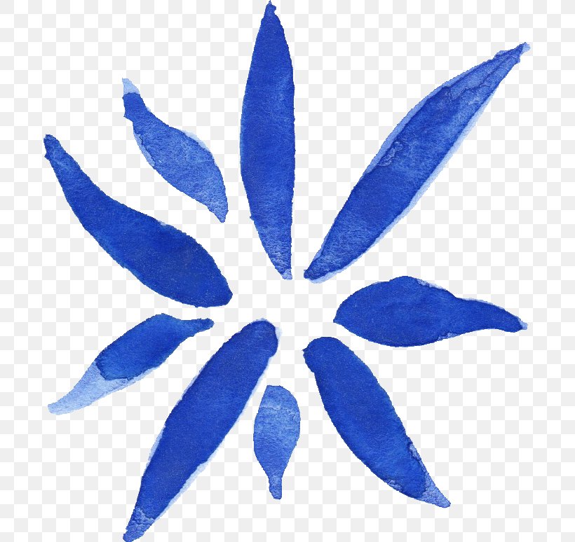 Flower Thepix Watercolor Painting Clip Art, PNG, 695x774px, Flower, Blue, Cobalt Blue, Color, Electric Blue Download Free