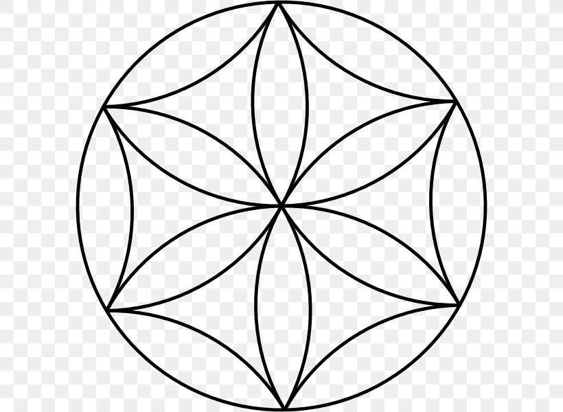 Overlapping Circles Grid Aphrodite Symbol Flower Greek Mythology, PNG, 600x600px, Overlapping Circles Grid, Aphrodite, Area, Black And White, Flora Download Free