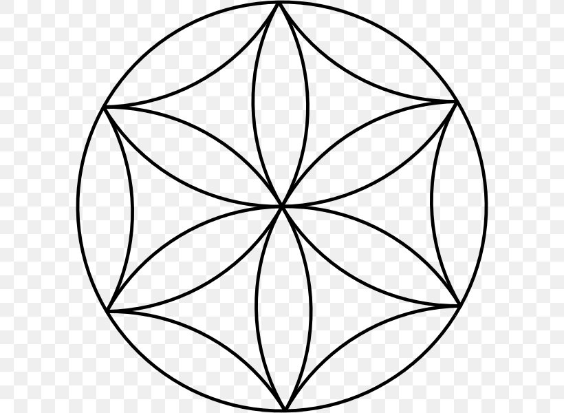 Overlapping Circles Grid Aphrodite Symbol Flower Greek Mythology, PNG