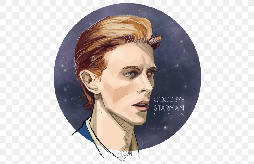 David Bowie Portrait Art Drawing The Rise And Fall Of Ziggy Stardust And The Spiders From Mars, PNG, 500x529px, David Bowie, Art, Brown Hair, Cheek, Chin Download Free