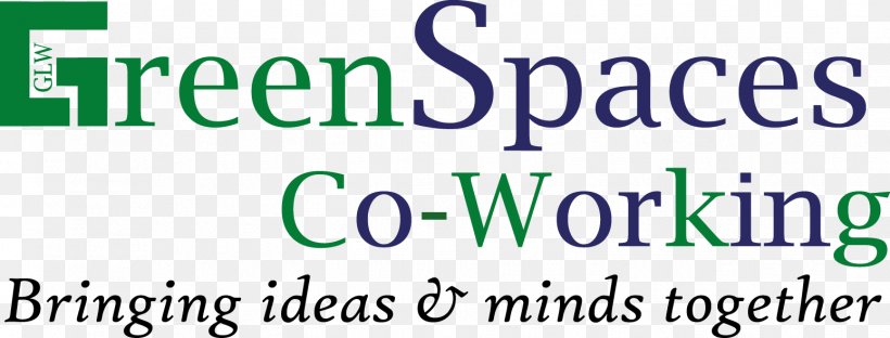 Green Spaces Co-Working Logo Brand Font Idea, PNG, 1548x589px, Logo, Aarau, Area, Banner, Blue Download Free