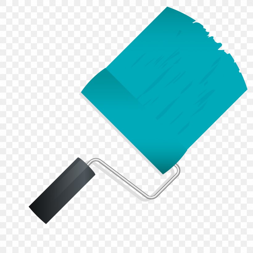 Paint Rollers Painting Brush, PNG, 1042x1042px, Paint Rollers, Aqua, Blog, Blue, Brush Download Free