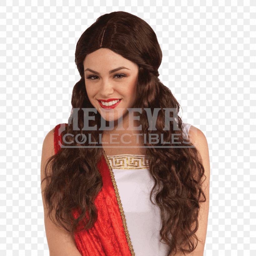 Wig T-shirt Costume Clothing Accessories Venus Fashion, PNG, 850x850px, Wig, Bangs, Brown Hair, Cape, Clothing Download Free