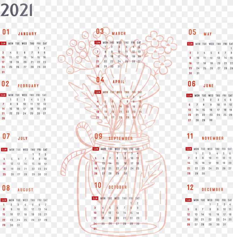 Line Meter Font Calendar System Pattern, PNG, 2954x3000px, 2021 Calendar, Year 2021 Calendar, Calendar System, Geometry, Line Download Free
