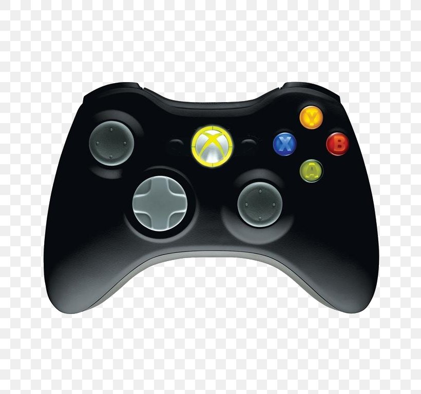 Xbox 360 Controller Xbox One Controller Black, PNG, 768x768px, Xbox 360 Controller, All Xbox Accessory, Black, Electronic Device, Game Controller Download Free
