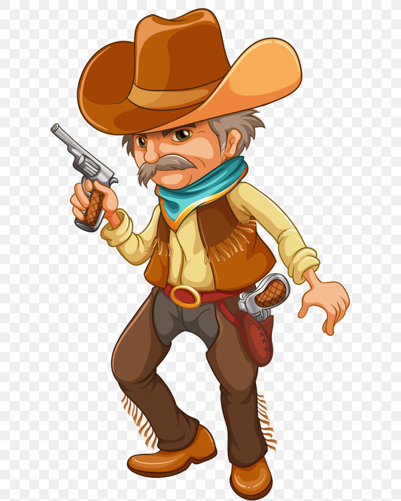Western Cartoon Cowboy Hats