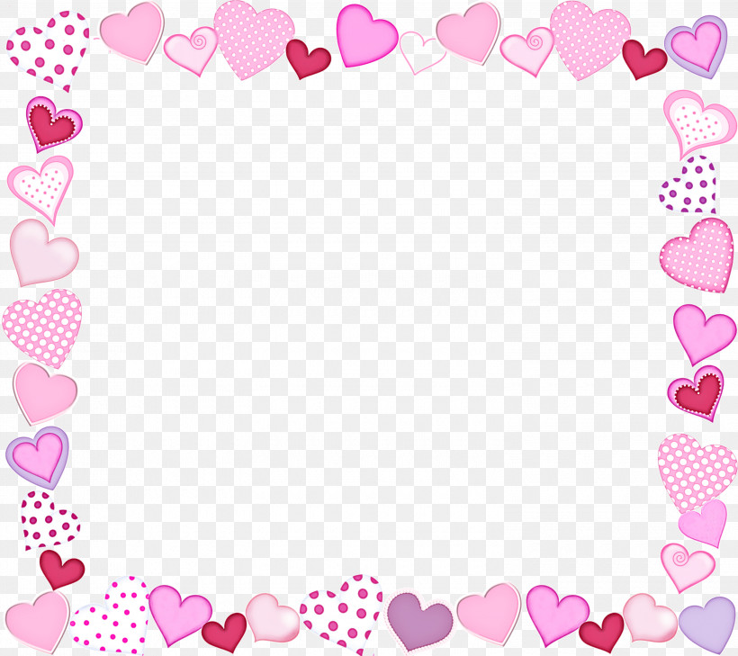 Picture Frame, PNG, 3000x2669px, Heart, Picture Frame, Pink Download Free