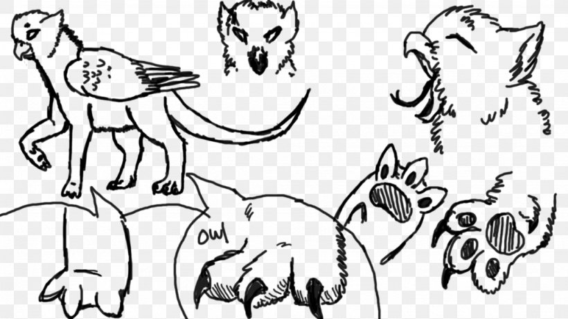 Canidae Cat Homo Sapiens Line Art Sketch, PNG, 1024x576px, Watercolor, Cartoon, Flower, Frame, Heart Download Free