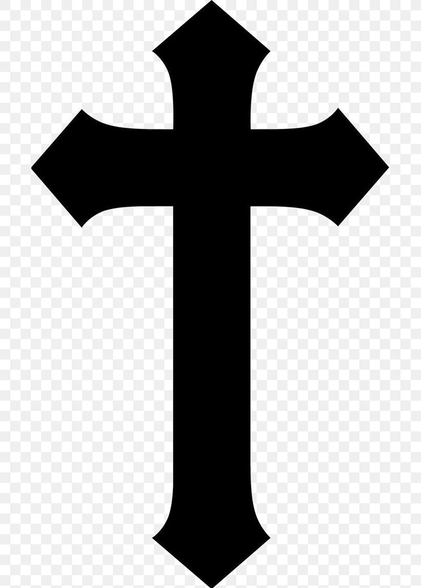 Clip Art Christian Cross Openclipart Image, PNG, 697x1145px, Christian Cross, Black And White, Celtic Cross, Cross, Silhouette Download Free