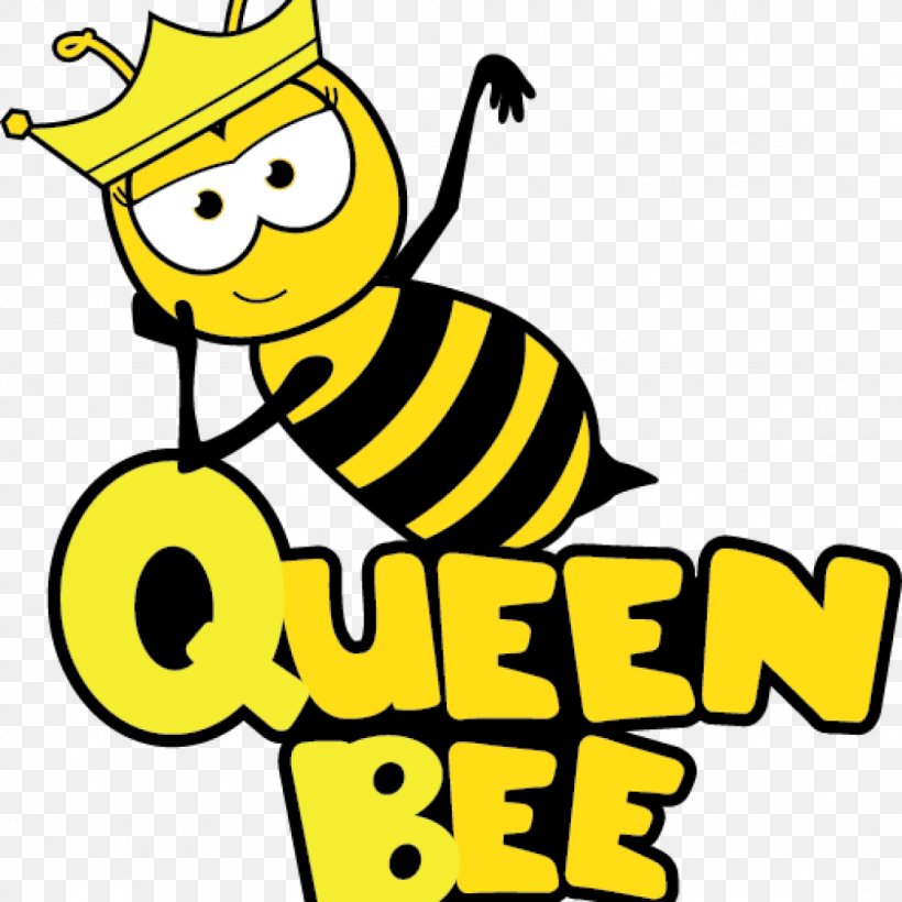 Clip Art Honey Bee Queen Bee, PNG, 1024x1024px, Honey Bee, Animation, Bee, Black White M, Bumble Download Free
