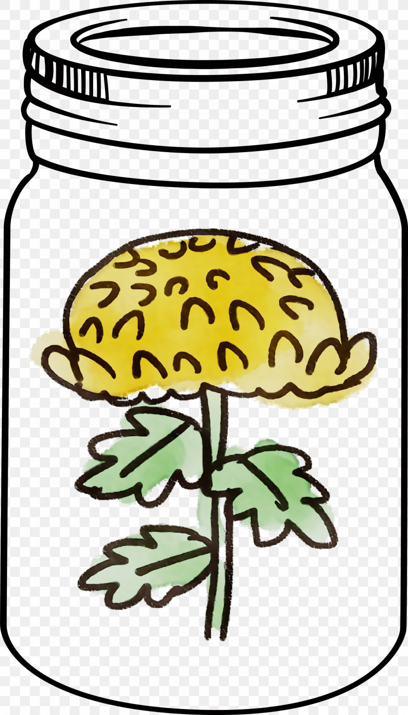 Flower Leaf Plant Stem Watercolor Painting Perennial Plant, PNG, 1710x2999px, Mason Jar, Agave, Flower, Flowerpot, Garden Download Free