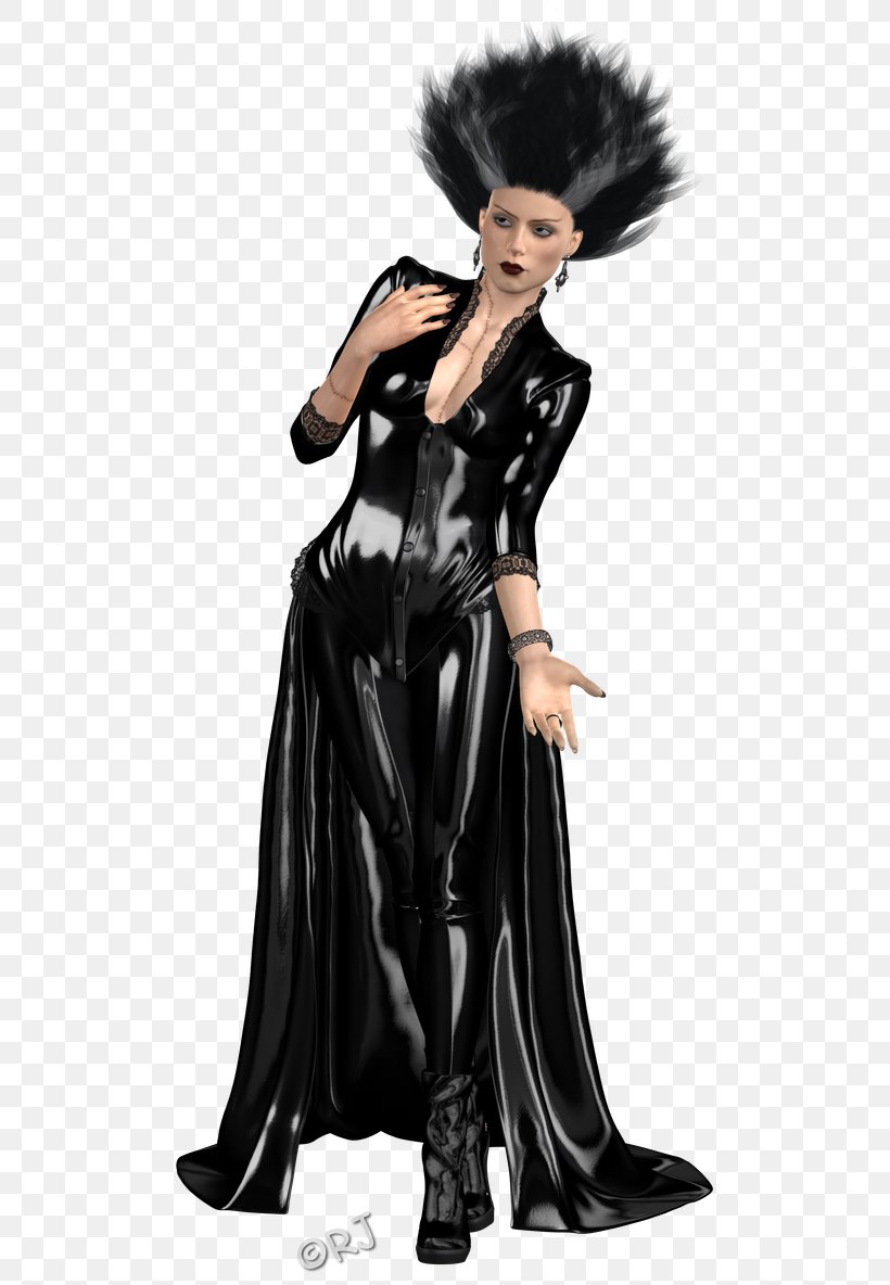 Latex Clothing Black Hair Illustration Character, PNG, 519x1184px, Latex Clothing, Black, Black Hair, Character, Clothing Download Free