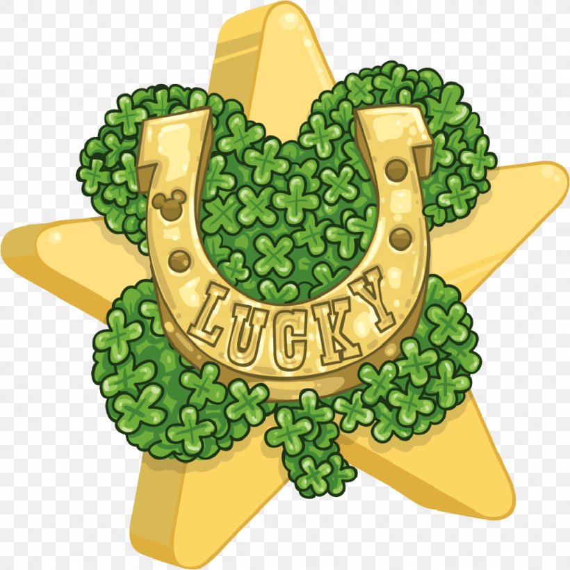 Luck Four-leaf Clover Horseshoe Image Clip Art, PNG, 1024x1024px, Luck, Clover, Flowering Plant, Food, Fourleaf Clover Download Free