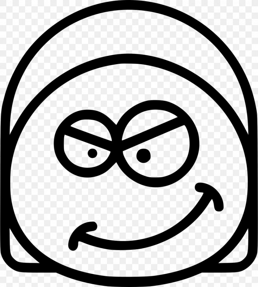 Smiley Emoticon Clip Art, PNG, 880x980px, Smiley, Black, Black And White, Emoji, Emoticon Download Free