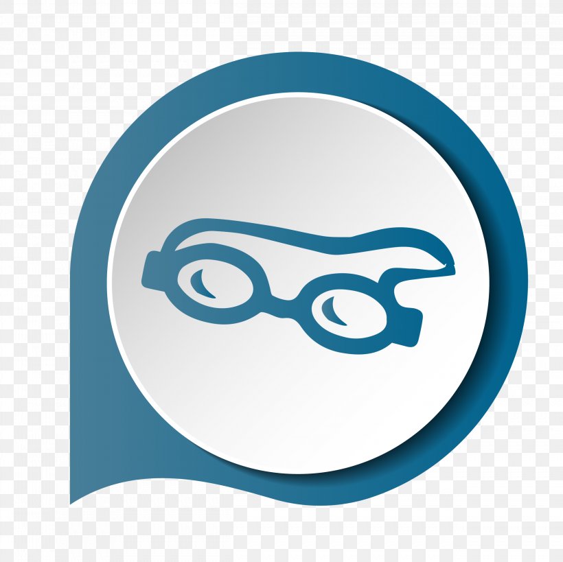 Goggles Logo Glasses Line Font, PNG, 2501x2501px, Goggles, Aqua, Brand, Eyewear, Glasses Download Free