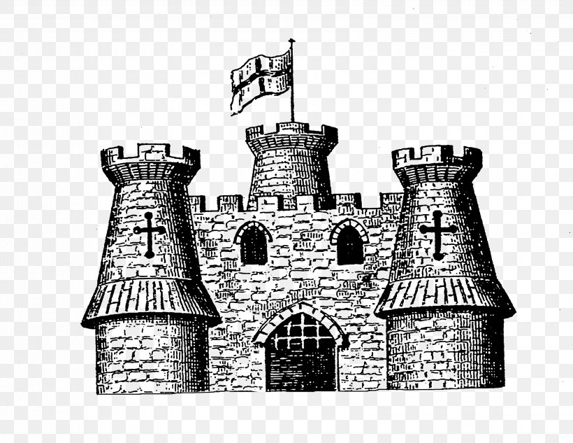 Landmark Castle Architecture Medieval Architecture Brick, PNG, 3300x2550px, Landmark, Architecture, Blackandwhite, Brick, Building Download Free