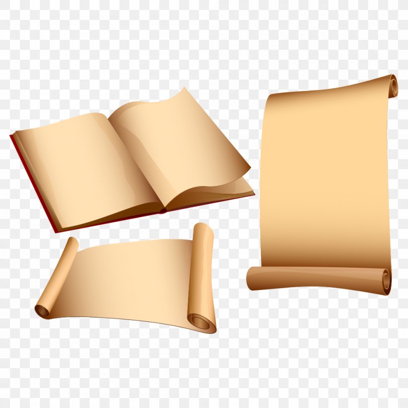 Paper Scroll Parchment, PNG, 1000x1000px, Paper, Book, Cushion, Drawing, Label Download Free