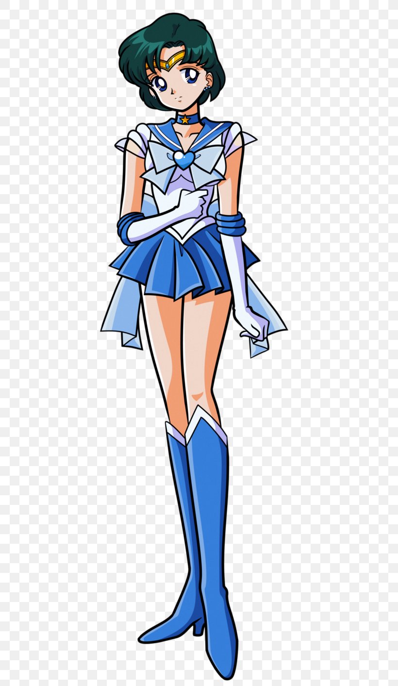 Sailor Mercury Sailor Moon Chibiusa Sailor Venus Sailor Jupiter, PNG, 565x1413px, Watercolor, Cartoon, Flower, Frame, Heart Download Free