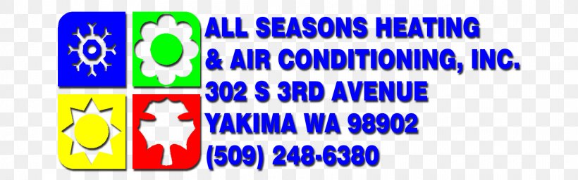 All Seasons Heating & Air Conditioning HVAC Central Heating Heating System, PNG, 1920x600px, Hvac, Air Conditioning, Area, Banner, Blue Download Free