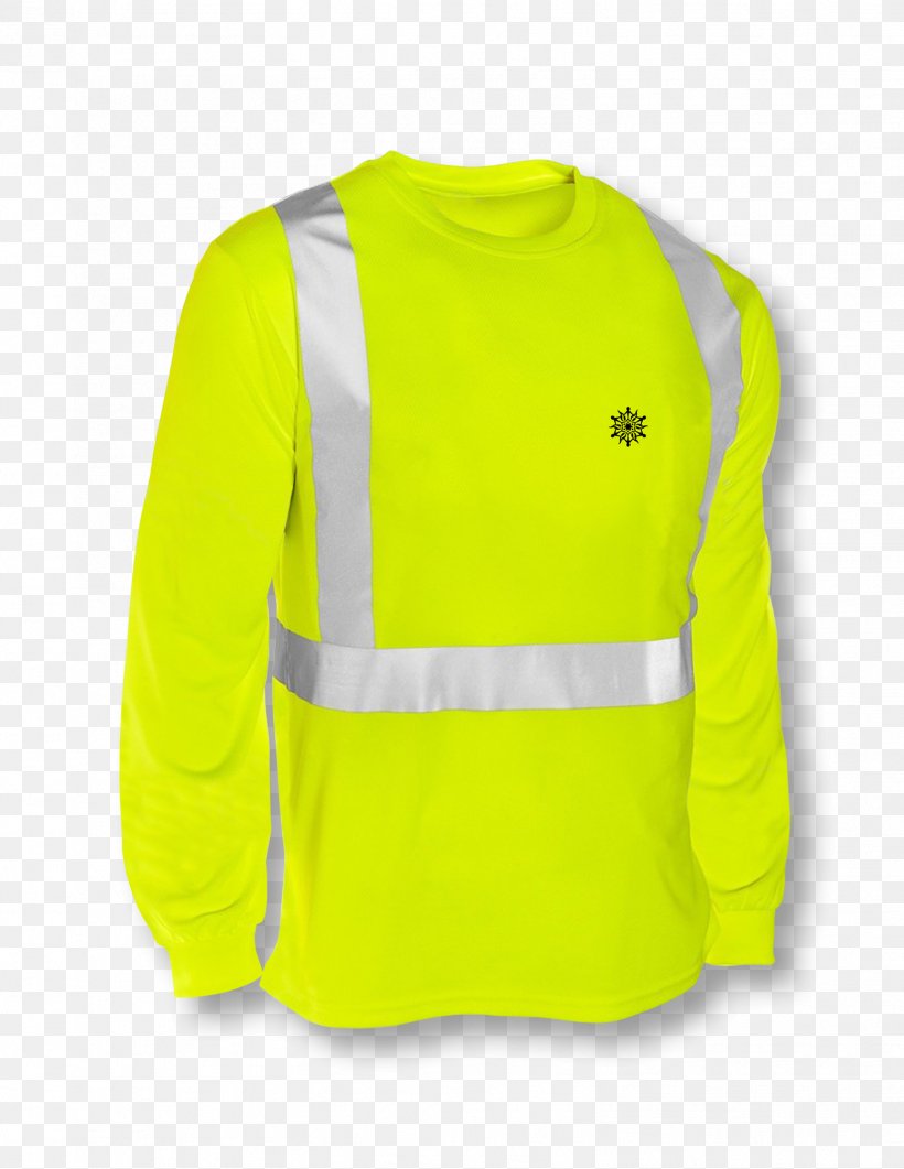 Long-sleeved T-shirt Long-sleeved T-shirt International Safety Equipment Association Clothing, PNG, 1557x2016px, Tshirt, Active Shirt, Clothing, Green, Hazard Download Free