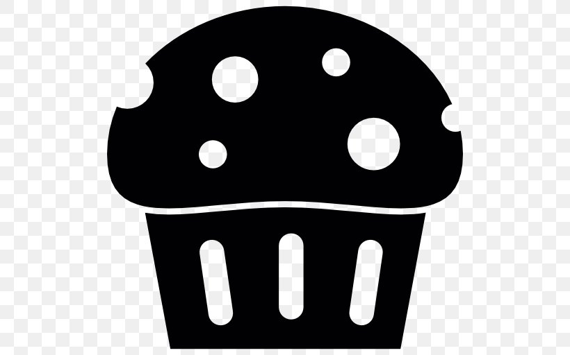 Muffin Cupcake Bakery Food, PNG, 512x512px, Muffin, Artwork, Bakery, Black, Black And White Download Free