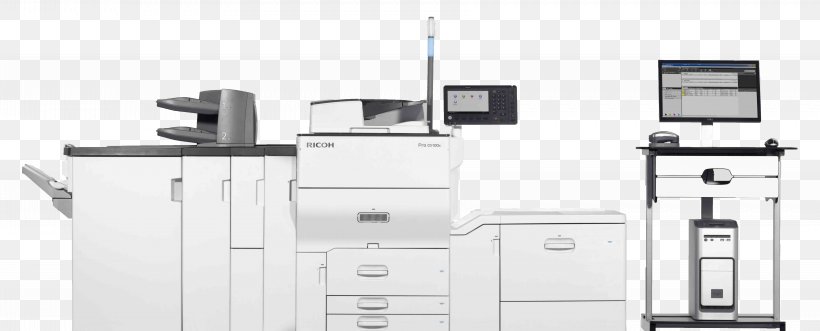 Ricoh Printer Photocopier Printing Konica Minolta, PNG, 7134x2883px, Ricoh, Canon, Copying, Infoprint Solutions Company, Konica Minolta Download Free